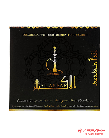 AREA44 Exclusive Hookah Essential Combo - Foil paper | Flavour | Magic Coal | Free Big Filters (Qty-8)