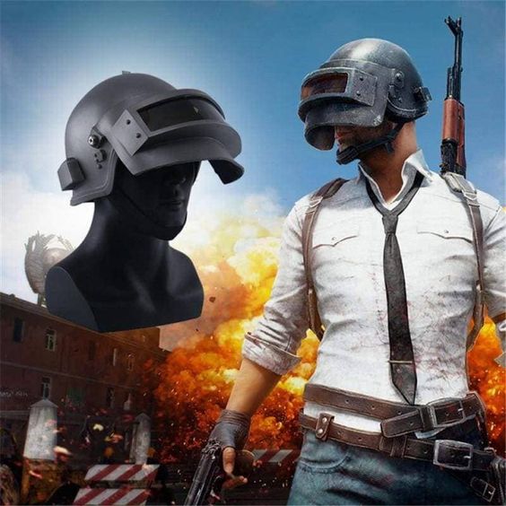 Exclusive PUBG Level 3 Helmet Metal Keychain, Player Unknown BattleGrounds Key Chain/Key Ring
