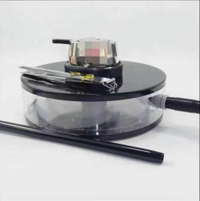 AREA44 Acrylic Round Mini Nano Smoke car Hookah sheesha with Silicone Hose and chillum Bowl (2.5 inches,Multicolor)