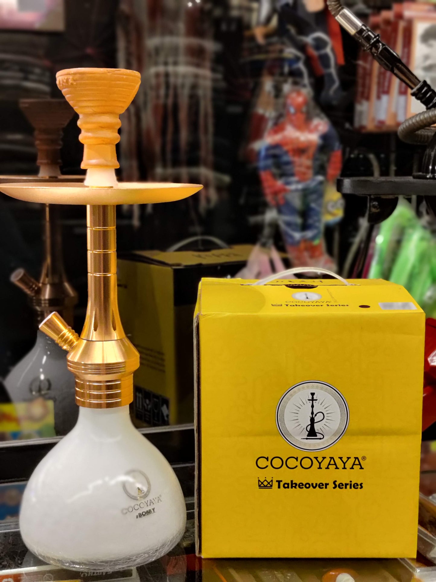 Original Takeover Series Bobby Sheesha Hookah Pot from Cocoyaya (Multicolor,16 inches)