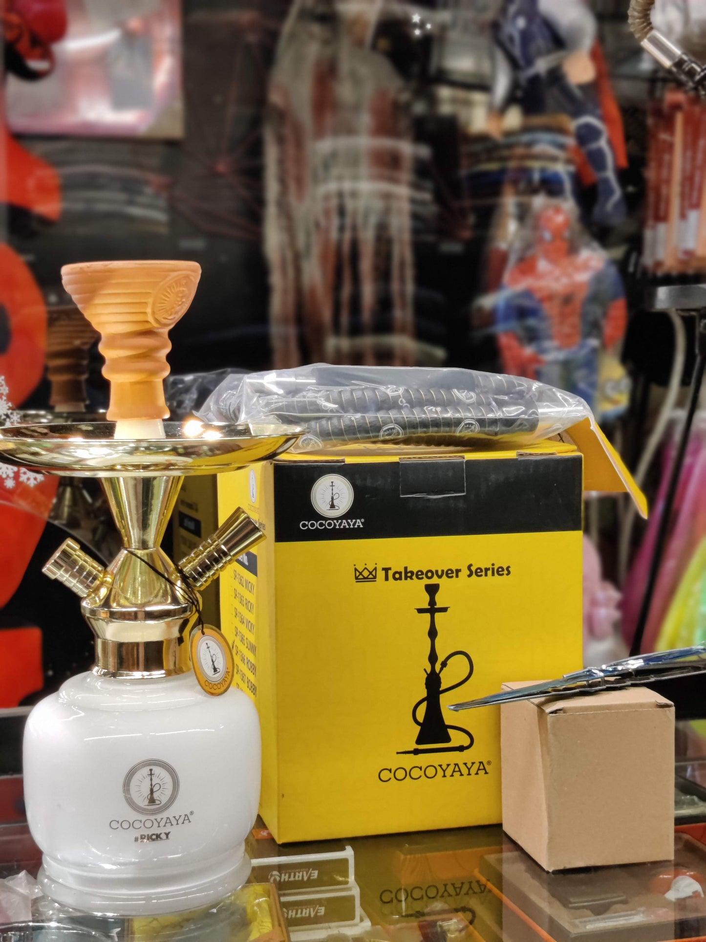 Original Takeover Series Ricky Sheesha Hookah Pot from Cocoyaya (Multicolor,16 inches)