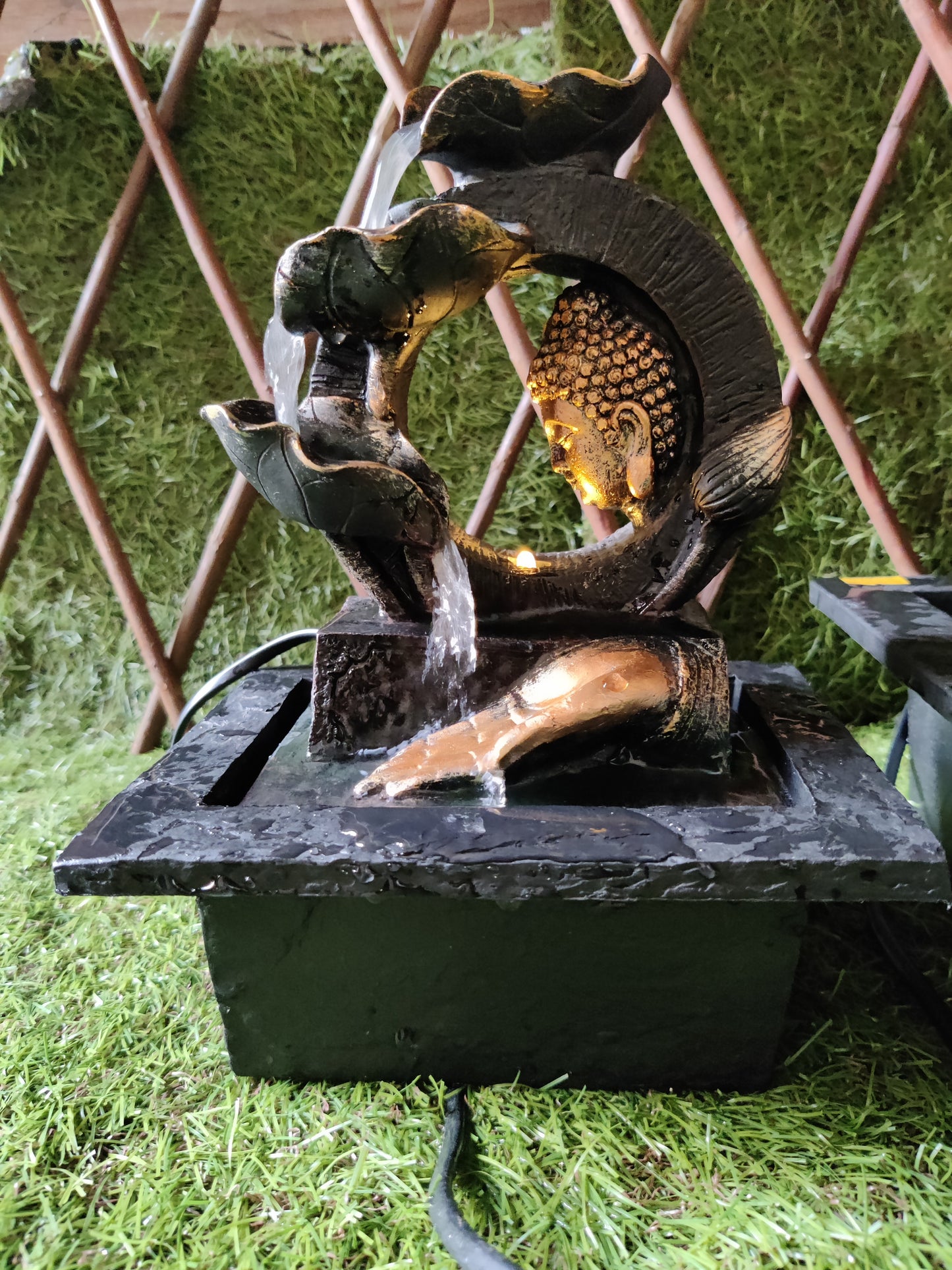 Area44 Home decor Waterfall fountain of Lord Buddha