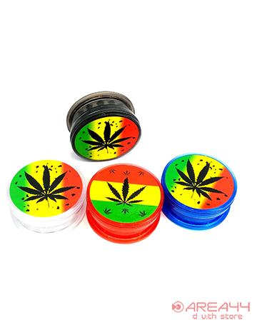 buy acrylic leaf art grinder for hookah tobacco crushing