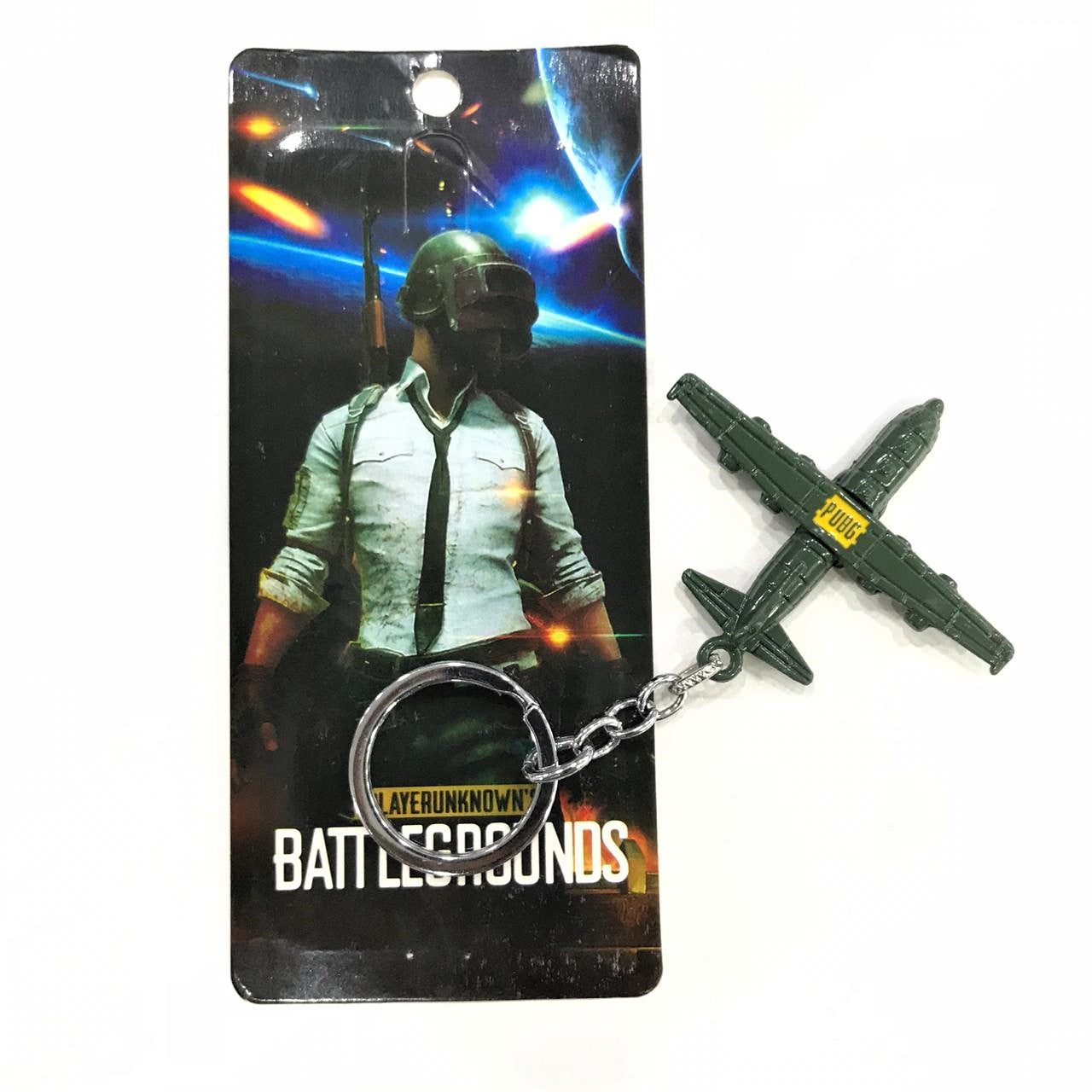 Exclusive PUBG Fighter Plane /Aeroplane Keychain, Player Unknown BattleGrounds Key Chain/Key Ring