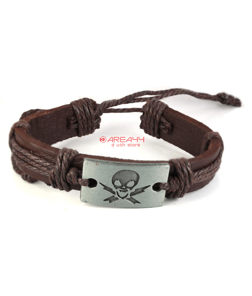 buy Leather Wristband for Men online as gift for him or gift for brother