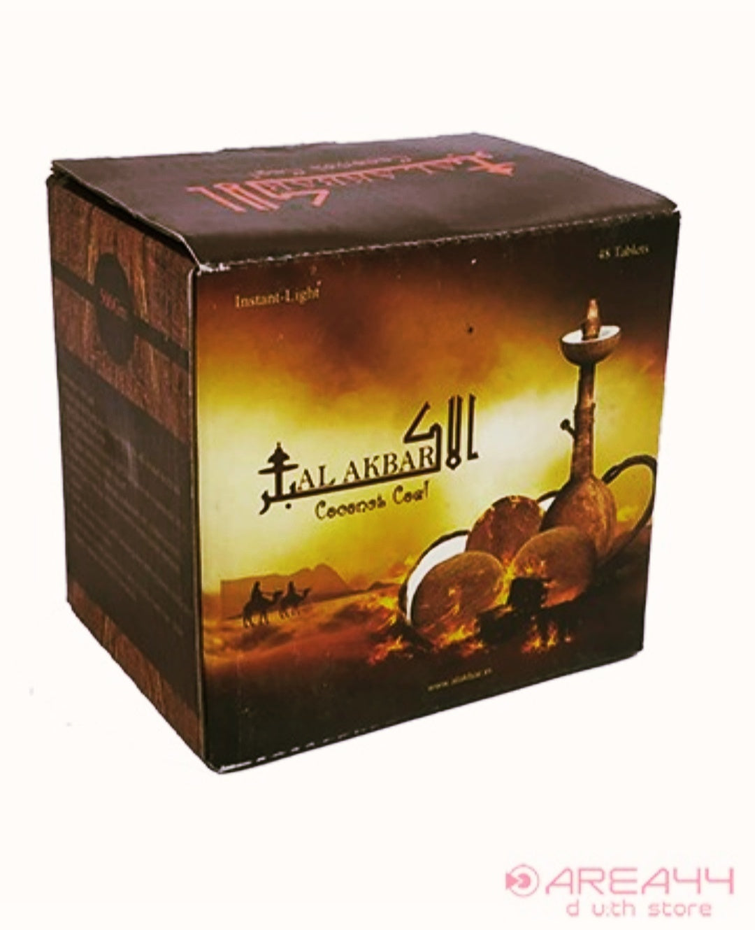 al akbar coconut coal for hookah 500gm