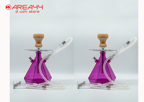 AREA44 Acrylic Round Mini Nano Smoke car Hookah sheesha with Silicone