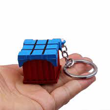 Exclusive PUBG 3D Air Drop Box Metal Keychain, Player Unknown BattleGrounds Key Chain/Key Ring