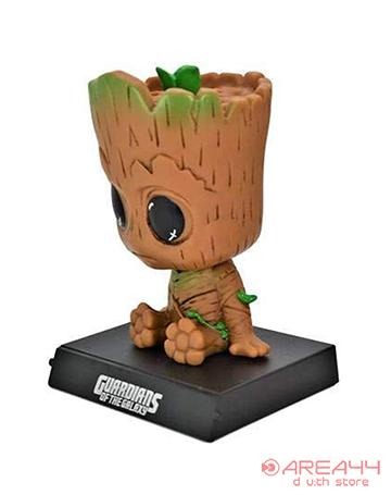 Buy Groot Bobble Head with Mobile Holder as marvel merchandise or Marvel toy buy online as perfect gift for comic lover