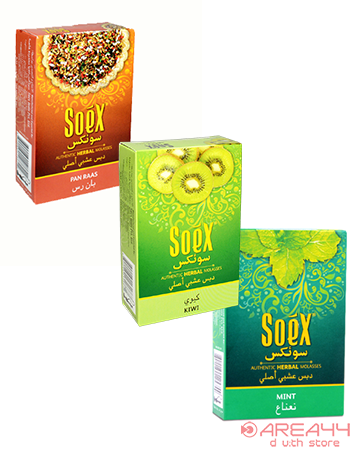 SOEX HERBAL HOOKAH FLAVOUR - PANRAS , KIWI , MINT ( Pack Of 3 )