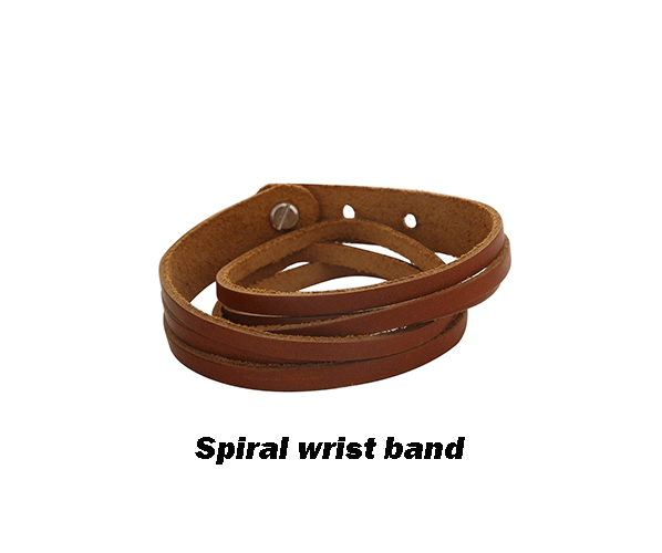 buy best leather wristband for Men Punk Leather as gift for him or gift for brother