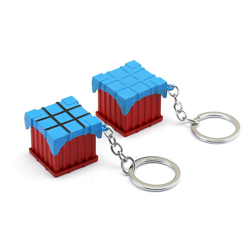 Exclusive PUBG 3D Air Drop Box Metal Keychain, Player Unknown BattleGrounds Key Chain/Key Ring