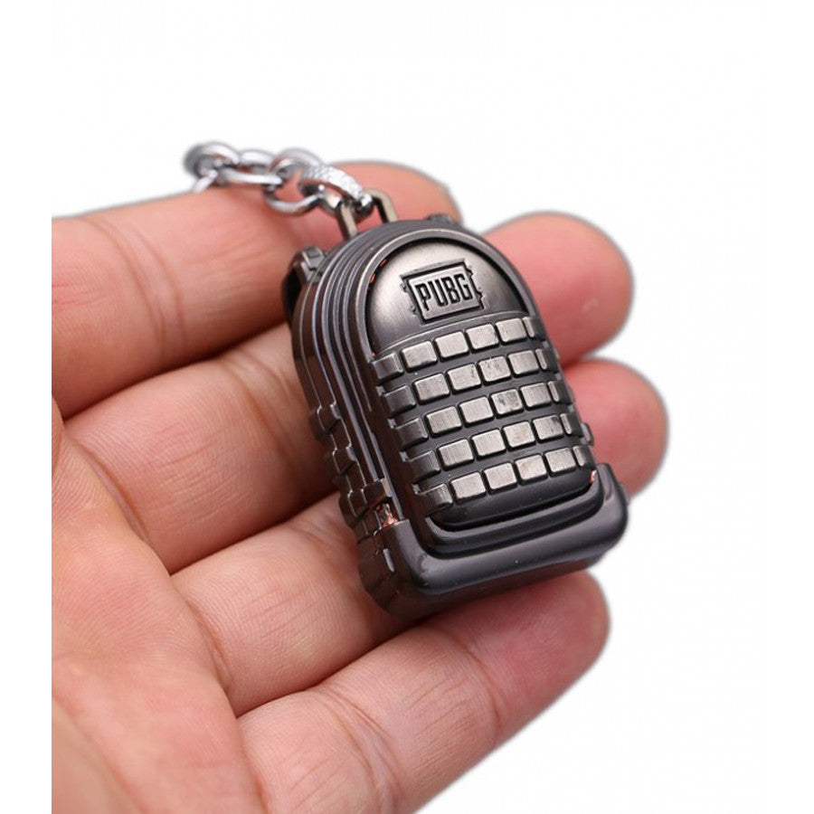 Exclusive PUBG Backpack Bag Keychain, Player Unknown BattleGrounds Key Chain/Key Ring