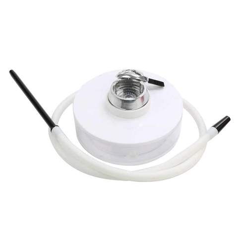 AREA44 Acrylic Round Mini Nano Smoke car Hookah sheesha with Silicone Hose and chillum Bowl (2.5 inches,Multicolor)