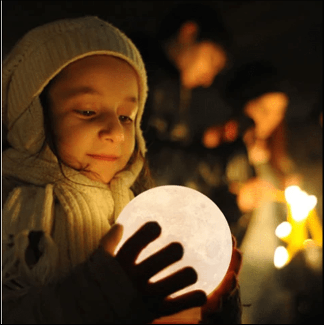 Buy UNIQUE 3D MOON LAMP as perfect gift for new house owners