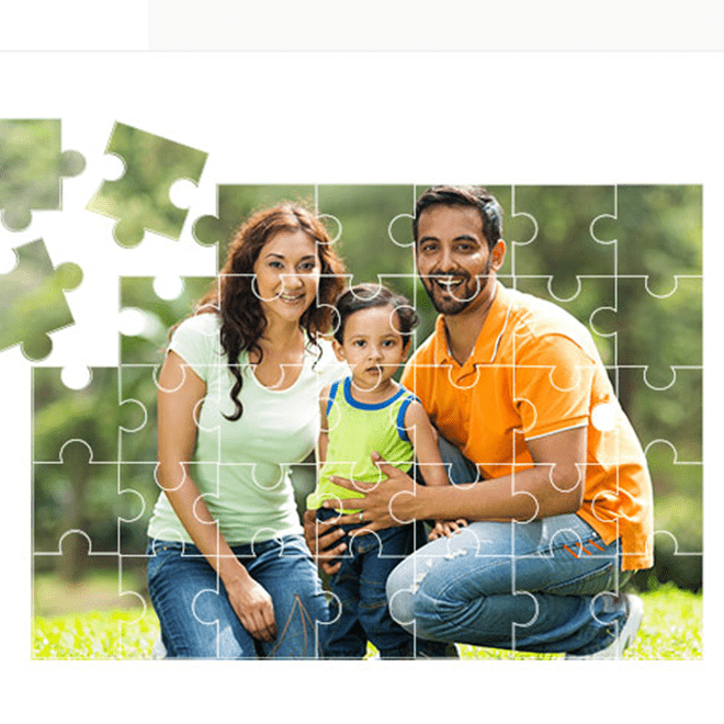 buy PERSONALISED PHOTO ZIGSAW PUZZLE as personal home decor