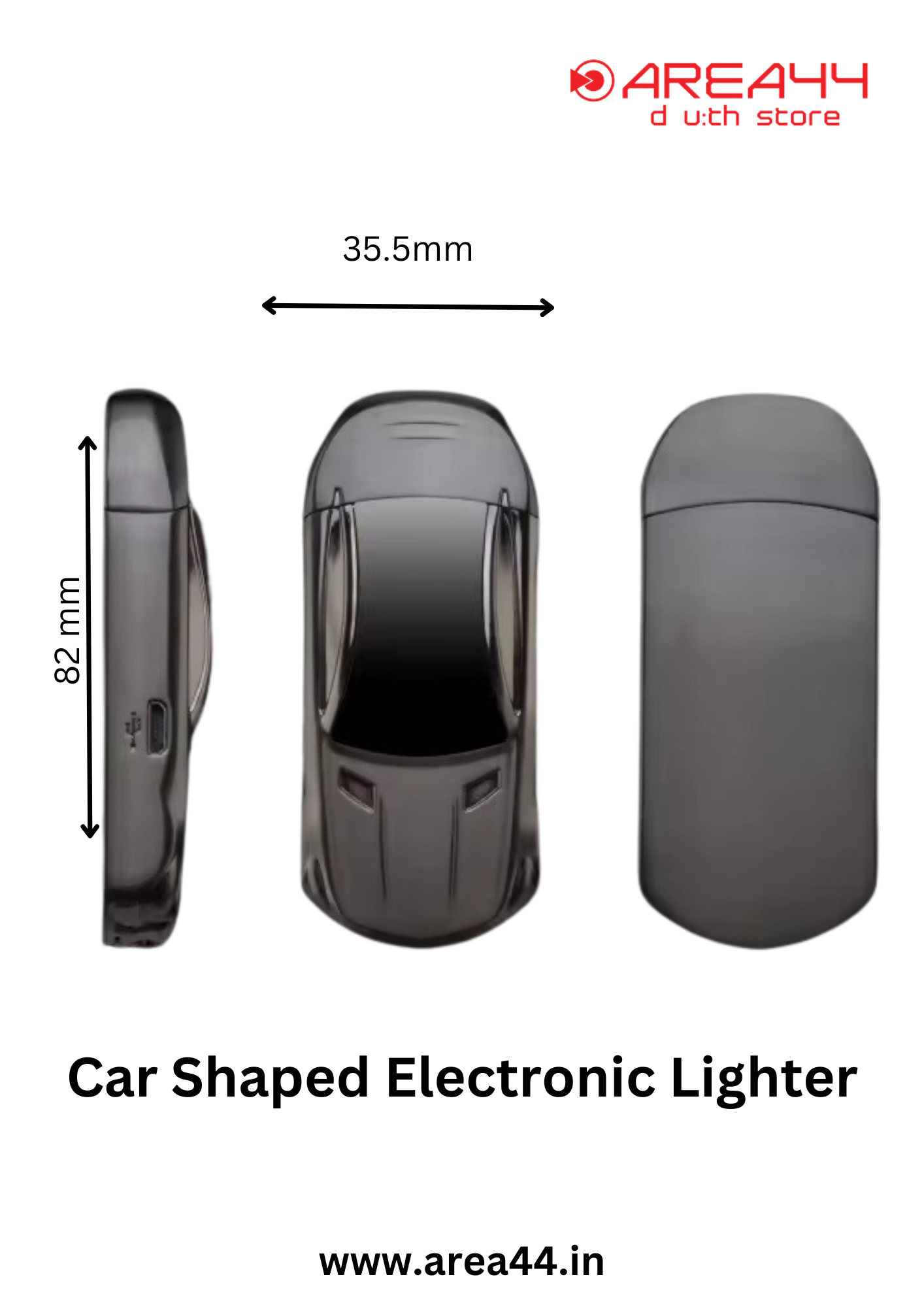 Twin Arc Lighter Car Shape Zinc Alloy Material Usb Rechargeable Electric Cigarette Lighter