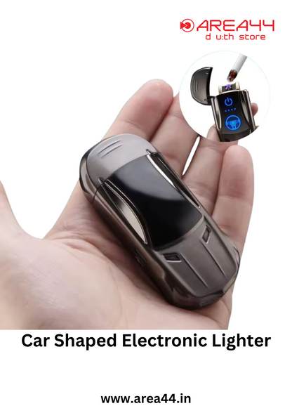 Twin Arc Lighter Car Shape Zinc Alloy Material Usb Rechargeable Electric Cigarette Lighter