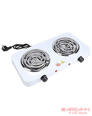 buy double burner electric coil induction stove for cooking or burning hookah coal 1000 watt each