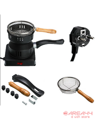 buy electric charcoal burner with wooden rod for hookah accessories