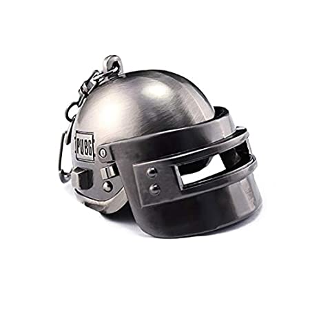 Exclusive PUBG Level 3 Helmet Metal Keychain, Player Unknown BattleGrounds Key Chain/Key Ring