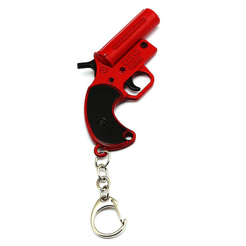 Exclusive PUBG Flare Gun Metal Keychain, Player Unknown BattleGrounds Key Chain/Key Ring