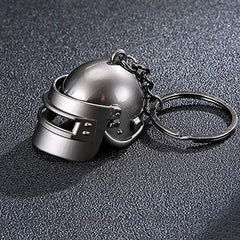 Exclusive PUBG Level 3 Helmet Metal Keychain, Player Unknown BattleGrounds Key Chain/Key Ring