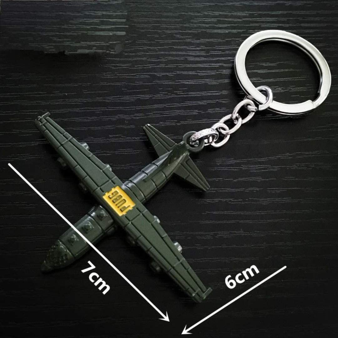 Exclusive PUBG Fighter Plane /Aeroplane Keychain, Player Unknown BattleGrounds Key Chain/Key Ring