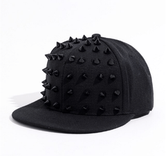 Buy Unisex Punk Cap or Hat Personality Jazz Snapback Spike Studded