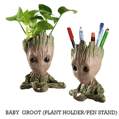 buy Avengers Tree Man Groot Pots / Pen Holder Home Decoration as gift as avenger accessories