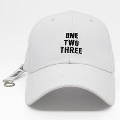 Fashion Design  Adjustable Unisex Adult Baseball white cap buy online
