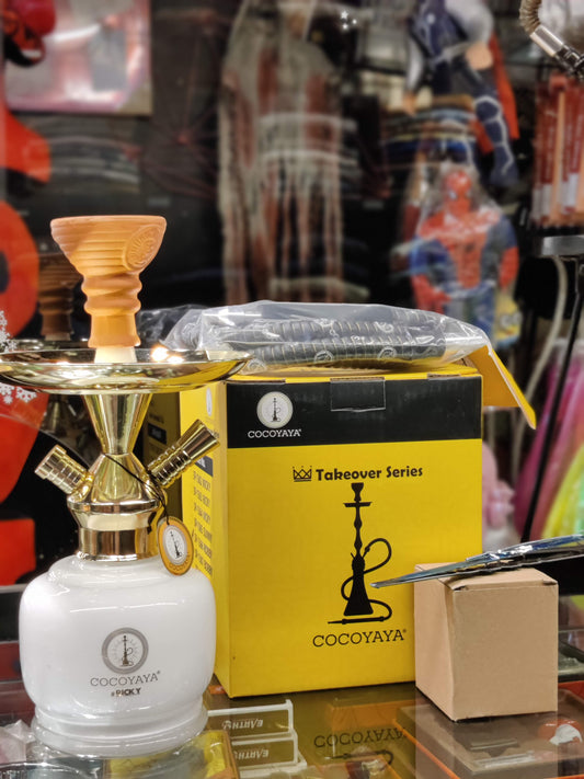 Original Takeover Series Ricky Sheesha Hookah Pot from Cocoyaya (Multicolor,16 inches)