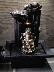 Area44 Exclusive Lord Ganesh Indoor Water Fountain (17 inch tall)