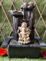 Area44 Exclusive Lord Ganesh Indoor Water Fountain (17 inch tall)
