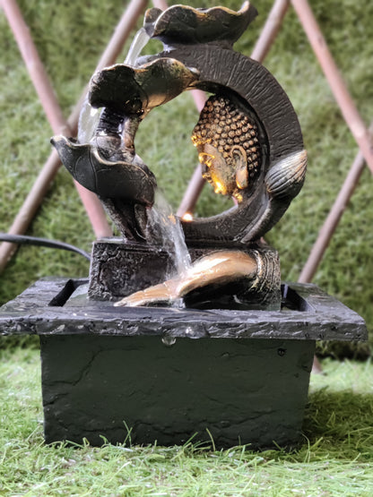 Area44 Home decor Waterfall fountain of Lord Buddha