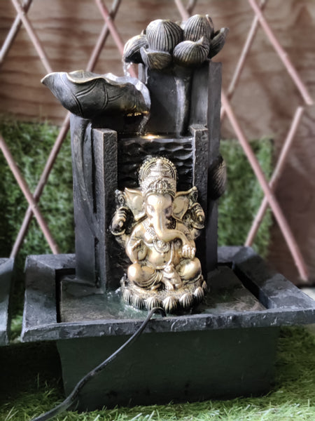 Home decor Waterfall fountain of Lord Ganesh