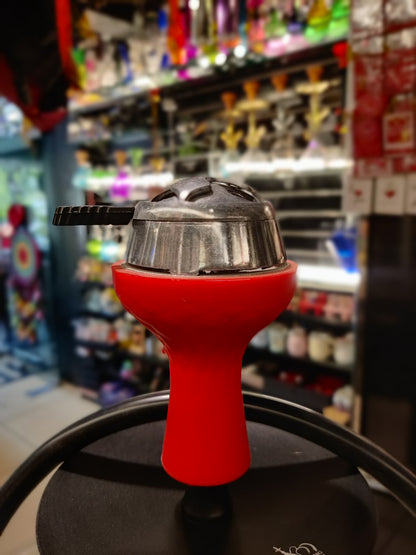 Area44 Russian Model Hookah with reverse smoke mechanism (Multicolour ,16 inches)
