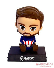 Buy Captain America Bobble Head with Mobile Holder as marvel accessories or Marvel toy buy cute mobile holder toy online