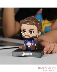 Buy Captain America Bobble Head with Mobile Holder as marvel merchandise or Marvel toy buy online as perfect gift for comic lover