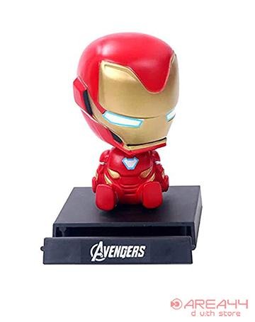 Buy Iron man Bobble Head with Mobile Holder as marvel merchandise or Marvel toy buy online as perfect cute gift