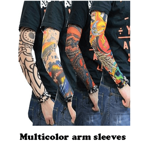 Buy tattoo arm sleeves for men online as multicolor arm sleeves tattoo arm sleeves