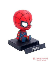 Buy spiderman Bobble Head with Mobile Holder as marvel merchandise or Marvel toy buy online as perfect gift for marvel fan