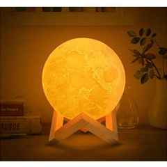 Buy UNIQUE 3D MOON LAMP as home decor light in home decoration idea