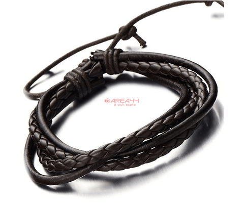 buy Leather Wristband for Men online at cheap price